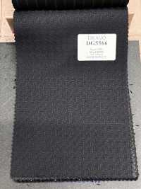 DG5566 DRAGO Super130's Dark Navy Houndstooth[Fabric] HOSOI SYOJI Additional Images