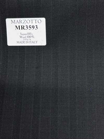 MR3593 MARZOTTO Super110's Black Stripe