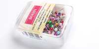26892 Plastic Head Steel Pin Colorful Gusset Needle (Made In France)[Handicraft Supplies] BOHIN Sub Photo