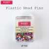 26892 Plastic Head Steel Pin Colorful Gusset Needle (Made In France)