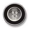 334 Made In Japan Metal Button For Suits And Jackets Silver/Black