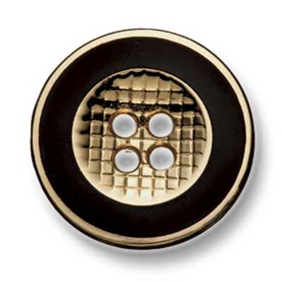 Japanese-made Metal Buttons For Suits And Jackets Gold/Black