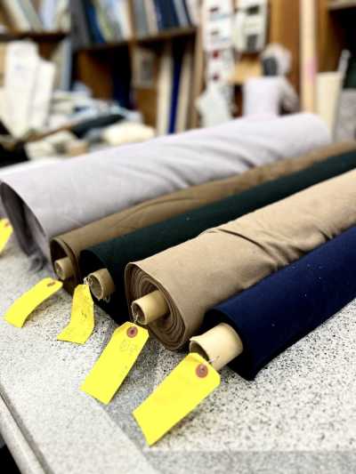 9900 9900 Kanhachi Twill Velvet, 6 Color Variations