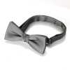 BF-508 Bow Tie Made With Premium Silk-faced Fabric, Gray