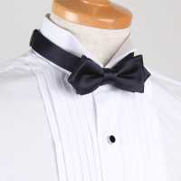 BFK-107 High-quality Material Shawl Label Silk Used Sword Bow Tie Navy Blue[Formal Accessories] Yamamoto(EXCY) Sub Photo