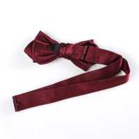 BFK-510 High-quality Material Shawl Label Silk Cloth Used Sword Butterfly Wine Red[Formal Accessories] Yamamoto(EXCY) Sub Photo