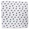 CF-CAT-GR Silk Print Handkerchief Cat Motif Gray
