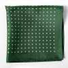 CFD-8GR Dot Print Silk Scarf Green