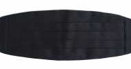 CM-100 Pure Silk Silk Cummerbund Midnight Blue