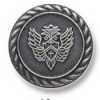 EX197 Japanese-made Silver Metal Button For Suits And Jackets