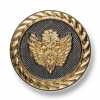 EX198 Japan-made Metal Buttons For Suits And Jackets, Gold X Silver Combo