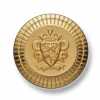 EX199G Japan-made Metal Button For Suits And Jackets, Gold