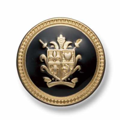 EX202 Made In Japan Metal Buttons For Suits And Jackets Gold/Black
