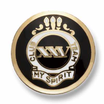 Made In Japan Metal Buttons For Suits And Jackets, Gold/Black