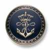 EX255 Made In Japan Metal Buttons For Suits/Jackets Gold/Navy