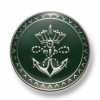 EX260 Japanese-made Metal Buttons For Suits And Jackets, Silver/green