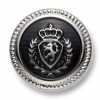 EX262 Made In Japan Metal Buttons For Suits And Jackets Silver/Black