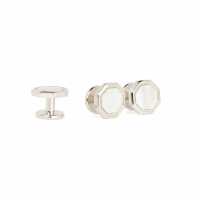 G-3 Formal Cufflinks And Studs Set, Mother Of Pearl Shell Silver Octagonal[Formal Accessories] Yamamoto(EXCY) Sub Photo