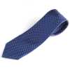 HVN-09 VANNERS Textile Handmade Necktie Houndstooth Pattern Navy Blue