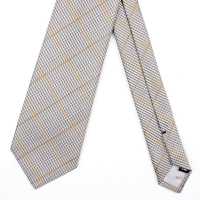 HVN-19 Handmade Tie With VANNERS Textile Glen Plaid Light Gray[Formal Accessories] Yamamoto(EXCY) Sub Photo