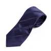 HVN-20 Handmade Striped Navy Blue Tie Using VANNERS Fabric