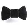 LPR-01 Velvet Ribbon Lapel Pin Black