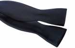 MT-107 High-quality Material Shawl Label Silk Hand-knot Bow Tie Navy Blue