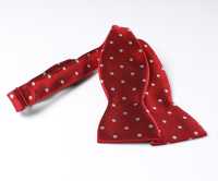 MT-600 Domestic Silk Hand-knot Bow Tie Polka Dot Pattern Red[Formal Accessories] Yamamoto(EXCY) Sub Photo