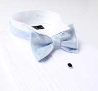 MT-973 Japanese Silk Hand-knot Bow Tie Polka Dot Pattern Saxe Blue[Formal Accessories] Yamamoto(EXCY) Sub Photo