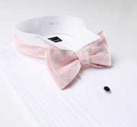 MT-974 Domestic Silk Hand-knot Bow Tie Polka Dot Pattern Pink[Formal Accessories] Yamamoto(EXCY) Sub Photo