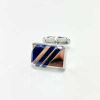 N-4 Made In Japan Cufflinks Regimental Navy Blue Sodalite[Formal Accessories] Yamamoto(EXCY) Sub Photo