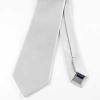 NE-30 Made In Japan Formal Tie Satin Silver[Formal Accessories] Yamamoto(EXCY) Sub Photo
