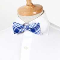 RBF-02 Made In The UK Ringhart Textile Used Plaid Blue Bow Tie[Formal Accessories] Yamamoto(EXCY) Sub Photo