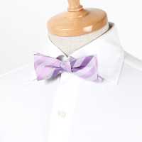RBF-07 Made In The UK Ringhart Textile Striped Purple Bow Tie[Formal Accessories] Yamamoto(EXCY) Sub Photo