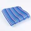 RCF-7011-80 Ringhart Fabric From England, Multi-stripe Pattern, Blue Handkerchief