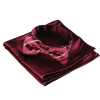 VBF-02 VANNERS Textile Used Bow Tie Striped Wine