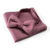 VBF-17 Bow Tie Made With VANNERS Fabric, Glen Check Pattern, Maroon