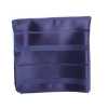 VCF-20 Pocket Square Made With VANNERS Fabric, Striped, Navy Blue