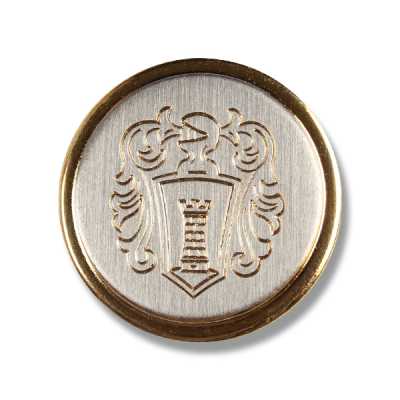 YM15 Made In Japan Metal Button For Suits And Jackets, Gold