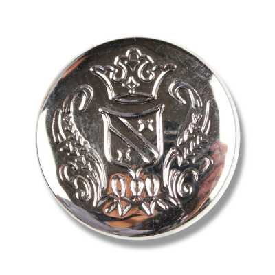 YS27 Made In Japan Metal Button For Suits And Jackets, Silver