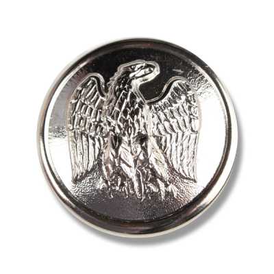 YS29 Made In Japan Metal Buttons For Suits And Jackets, Silver
