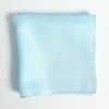 CF-1158 Japanese-made Twill 16 Momme Silk Pocket Square Light Blue