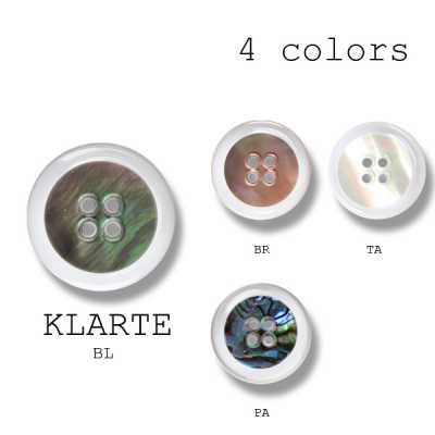 クラルテ Made In Japan Natural Shell/Polyester Button For Suits And Jackets