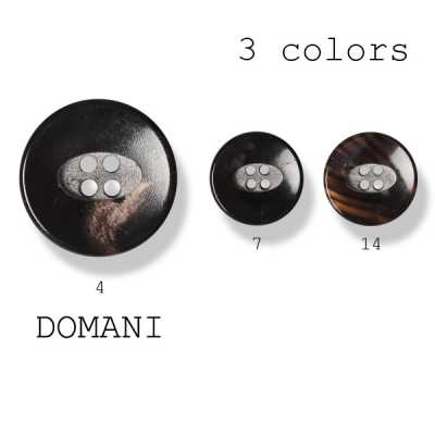 ドマーニ Italian-made Genuine Buffalo Horn Button For Suits And Jackets