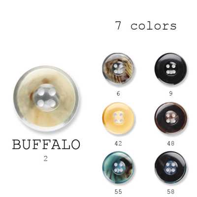 バッファロー Japan-made Genuine Water Buffalo/polyester Buttons For Suits And Jackets