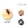 ムース Japanese-made Genuine Buffalo Horn Button For Suits And Jackets