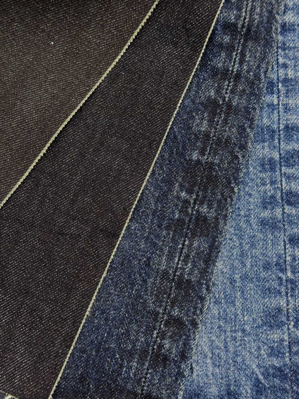 This denim fabric is environmentally friendly, using a dyeing technology called "D-SPEC ECO" that allows for the recycling of washing water.